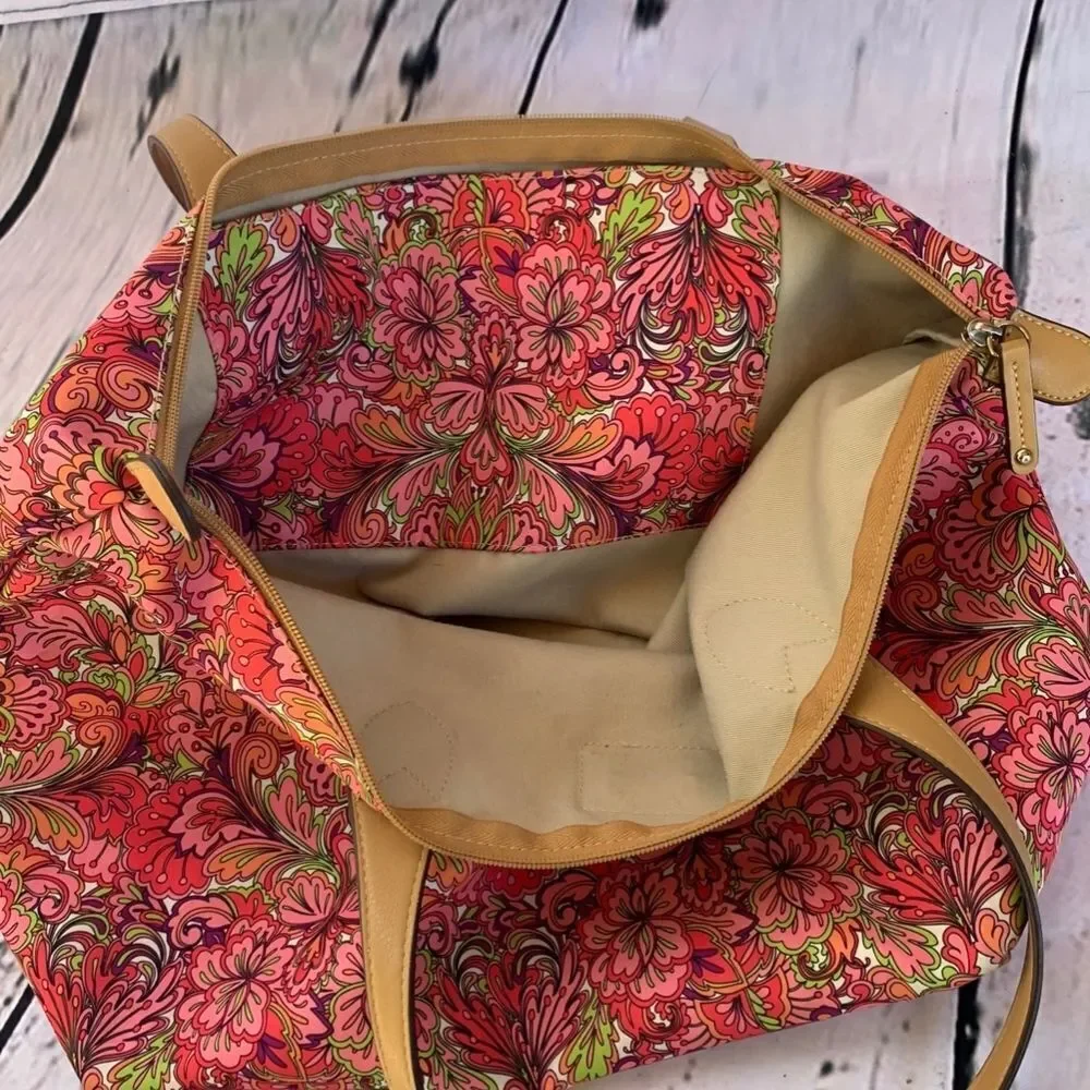 Tignanello‎ Floral Fabric Bag EUC and Gorge…
